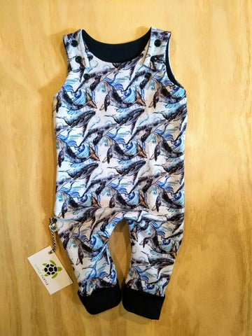 Whales  'Grow With Me'  Romper
