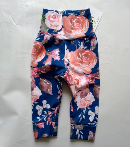 Grow With Me** Blue Water Colour Floral Size M 3-18m